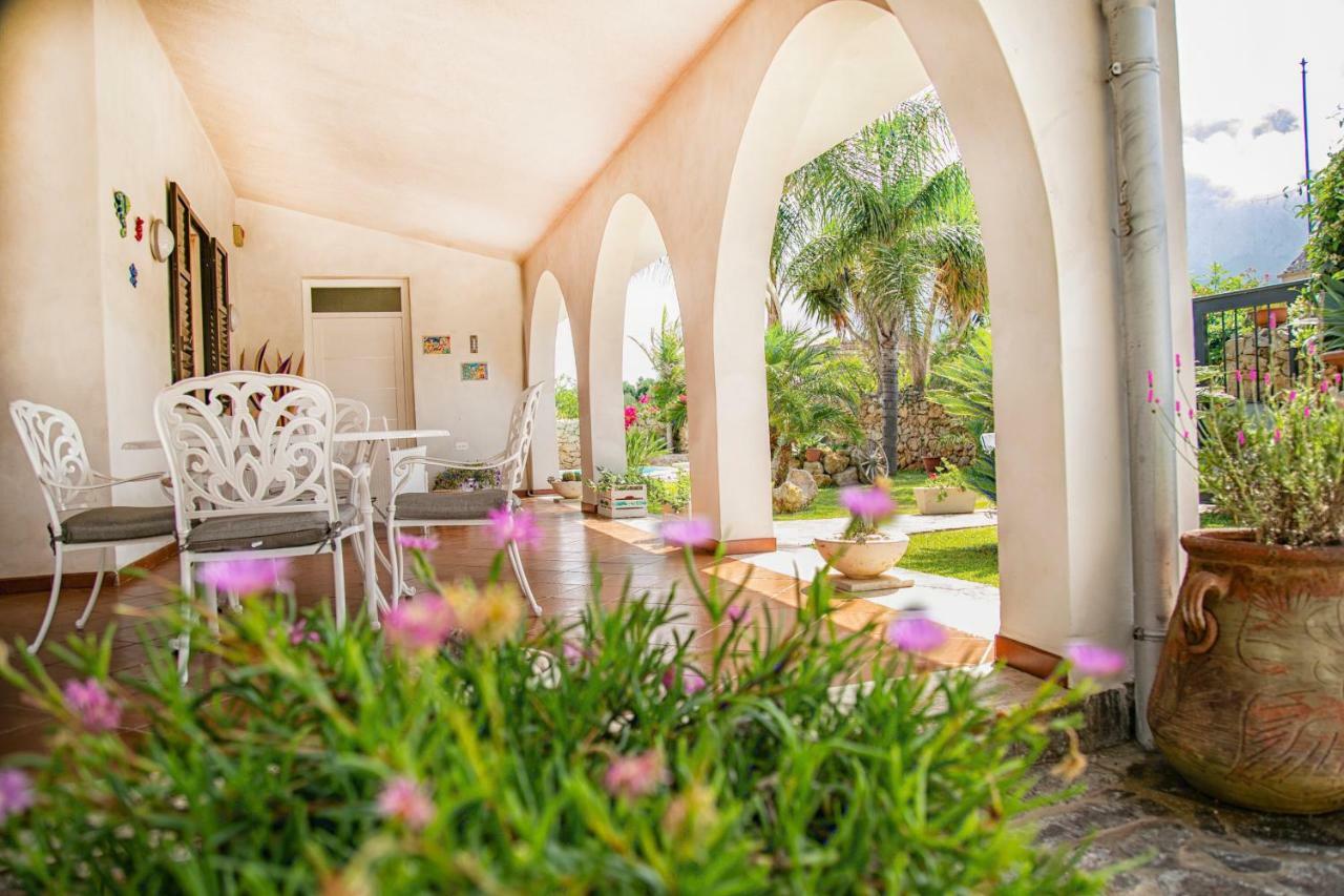 Villa Manzella Piscina Privata Cinisi Exterior foto